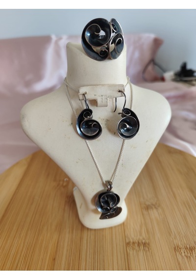 Gümüş Sarmarlı Set Gümüş