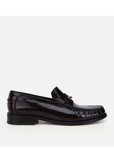 Hotiç Erkek Deri Siyah Toka Detaylı Klasik Loafer