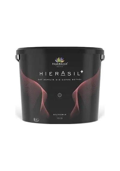 Pamukkale Hierasil %100 Saf Akrilik Silikonlu Dış Cephe Boyası 15 Lt Maçka 1 Adet