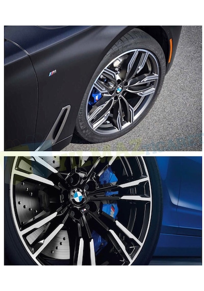 Bmw M Logo Kaliper Oto Sticker Yapıştırma Çıkartma Etiket 6 Adet