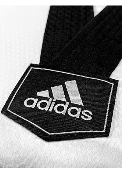 Adidas Fighter Eco 3 Stripes - 3 Çizgili Taekwondo Müsabaka Elbisesi Beyaz