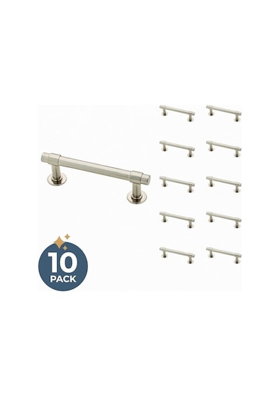 P29520k-sn-b 3 76 Mm Düz Çubuk Çekme, 3 76 Mm , Saten Nikel, 10 Adet