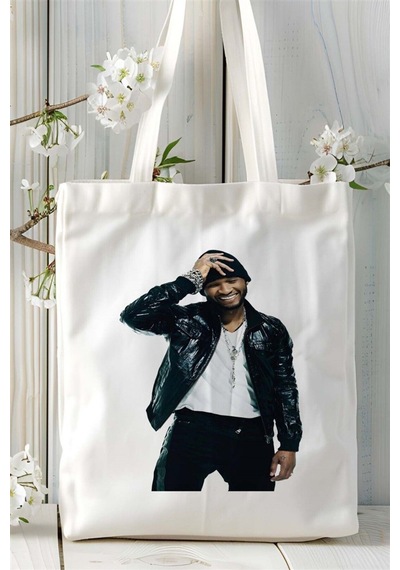 Art Hediye Usher Baskılı Bez Çanta Kişiye Özel Model 1 Çok Renkli