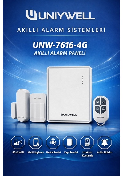 Unıywell 7616 Akıllı Alarm Set