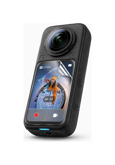 Insta360 X6 Aksiyon Kamera  3 Adet Şeffaf Ekran Koruyucu Nano Jelatin