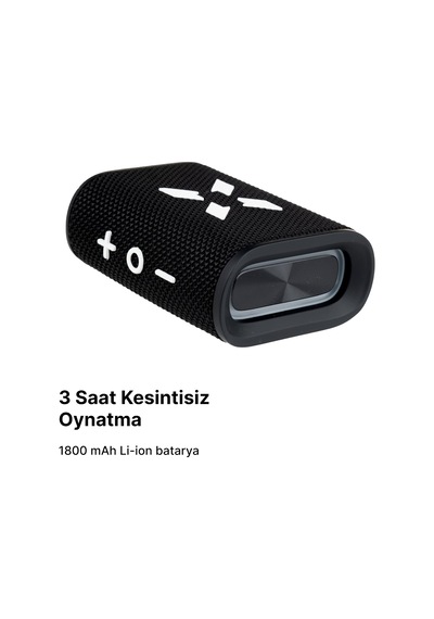 Bluetooth Kablosuz Su Geçirmez Ipx7 Rgb Tws Stereo Hoparlör Siyah-beyaz X6703
