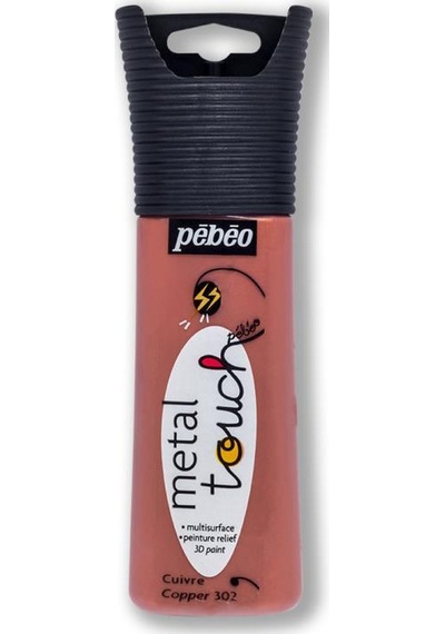 Pebeo Touch Deco Ahşap Boyası 30 Ml Metal Copper 302