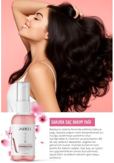 Jadell Sakura Therapy Miracle Oil Saç Yağı 07747051