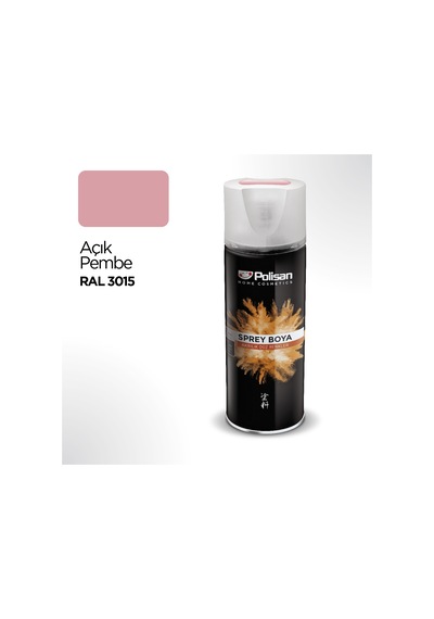 Polisan Akrilik Sprey Boya Açık Pembe 400 ML.