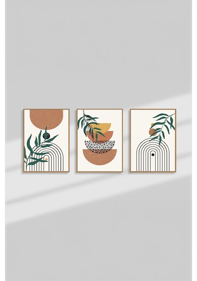 Artavessa 3 Parça Çerçeve Görünümlü Mdf Tablo Seti - ARTSYCLLCT33