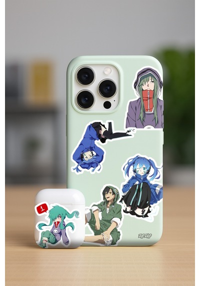 Kagerou Project Mekakucity Actors Anime Sticker Paketi 20 Sticker Çok Renkli