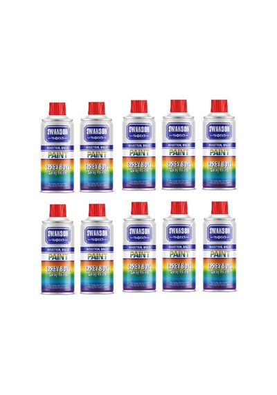Swanson Kırmızı Sprey Boya 400 Ml 10 Adet - Toptan