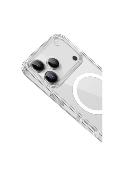 Apple iPhone Uyumlu 17 Pro Kılıf Pc Real Magsafe Kapak - Şeffaf Bzsxx00 1