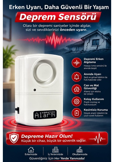 Goldenbee Akıllı Deprem Sensörü Gld-110