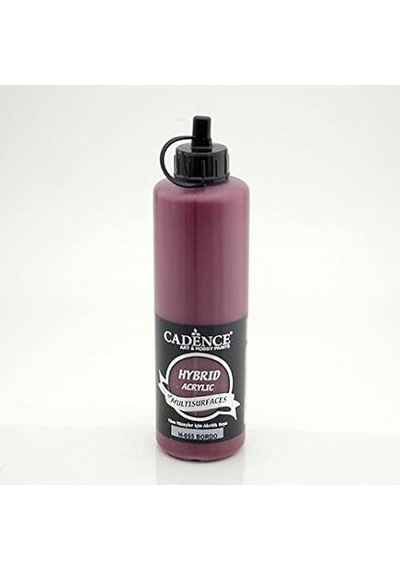 Hybrid Multisurface Akrilik Boya 500 Ml. H-055 Bordo Genel