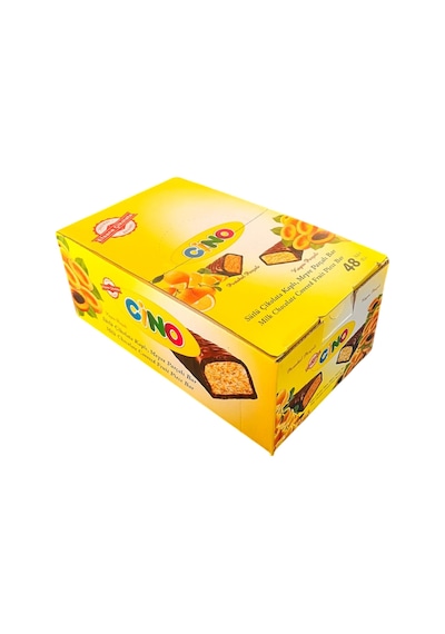 Cino Kayısı Ve Portakallı Çikolata Kaplı Bar 16 Gr 48 Adet