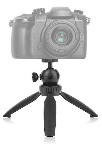 Ayex Pocket M2 Mini Masaüstü Tripod 19cm Yükseklik Ayarlı, 2,5kg Taşıma Kapasiteli, 360 Döner Kafa -