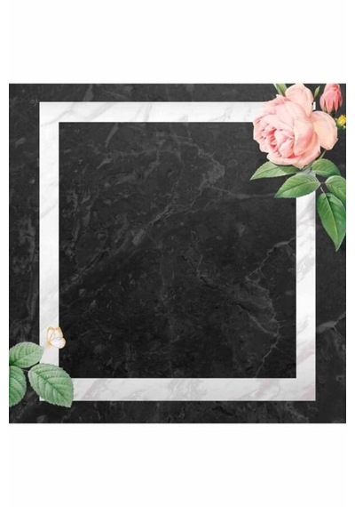 Füme Çiçek Desenli Banyo Halısı Klozet Paspas Seti Bs008n11