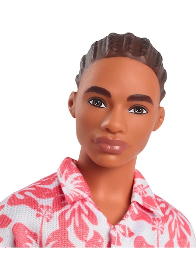 Barbie Yakışıklı Ken Bebekler Fashionistas - Pembe Beyaz Takım