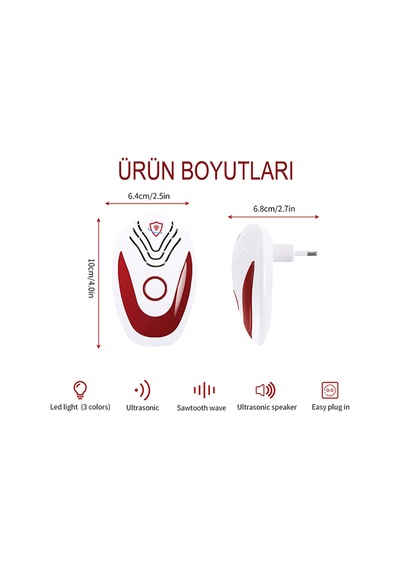 Igreen Eco Utrasonik Ev Tipi Fare Haşere ve Böcek Kovucu