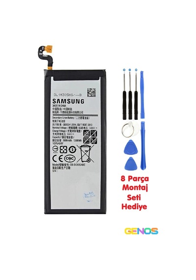 Samsung Galaxy Uyumlu S7 Edge G935 Eb-bg935abe Batarya Pil Montaj Set