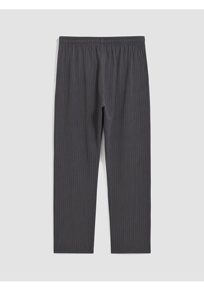 LC Waikiki Lc Waıkıkı Gri Standart Kalıp Çizgili Erkek Pijama Altı