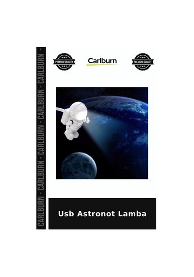 Usb Astronot Lamba Çalışma Işığı Arkadaş Hediyesi Okuma Lambası Diğer