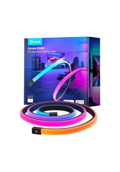 Govee Gaming Neon Masa Şeridi - 3 Metre Çok Renkli