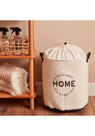 Laundry Why Dont You Do Yourself Yazılı%70 Polyester%30 Pamuk, Su Geçirmez Tabanlı Çamaşır Sepeti, Beyaz, 36x40 Cm Çok Renkli Laundry Why Dont You Do Yourself Yazılı%70 Polyester%30 Pamuk, Su Geçirmez Tabanlı Çamaşır Sepeti, Beyaz, 36x40 Cm Çok Renkli
