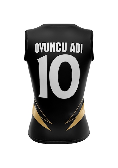 Acr Giyim Voleybol Forması Model 721 - Kişiye Özel İsim Ve Numara Yazılabilir, Dijital Baskı Tasarım Tek Üst Sarı