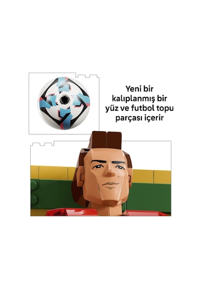 LEGO® Editions Cristiano Ronaldo – Futbol Efsanesi 43016 - 12 Yaş ve Üzeri Çocuklar için Dekoratif Model Yapım Seti (854 Parça)