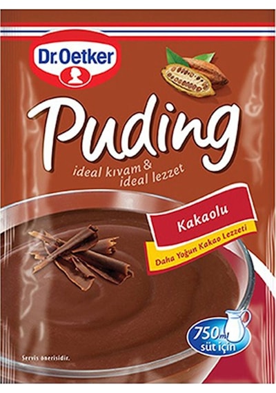 Dr. Oetker Kakaolu Puding 147 G X 6 Adet Pratik Tatlı Sütlü Ve Yoğun Çikolata Lezzeti
