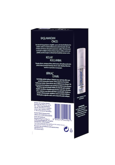 Durex Extreme Jel 50 ML + Intense Uyarıcı Jel 20 Kullanımlık