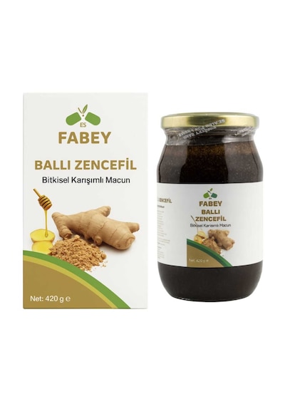 Esfabey Ballı Zencefilli Bitkisel Karışımlı Macun 420gr