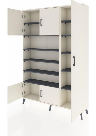 Arges Dolap 11 Raflı 5 Kapaklı 132x30x195 Aytaşı-aytaşı/antrasit Aytaşı Arges Dolap 11 Raflı 5 Kapaklı 132x30x195 Aytaşı-aytaşı/antrasit Aytaşı