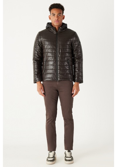Ac&Co / Altınyıldız Classics Erkek Kahverengi Standart Fit Normal Kesim Dik Yaka Casual Mont 4A0823100202Khvm Kahverengi Ac&Co / Altınyıldız Classics Erkek Kahverengi Standart Fit Normal Kesim Dik Yaka Casual Mont 4A0823100202Khvm Kahverengi