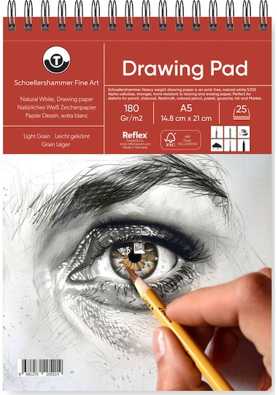 Heavy Weight Drawing Pad Çizim Defteri 180 Gr A5 20 Yaprak