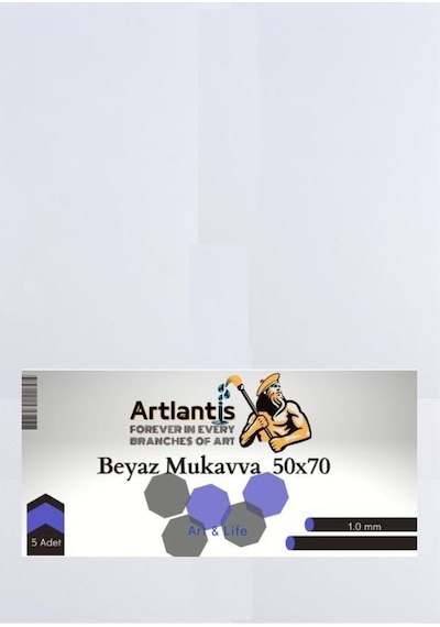 Renkli Mukavva 50X70 5 Adet Artlantis Renkli Mukavva 5 Adet