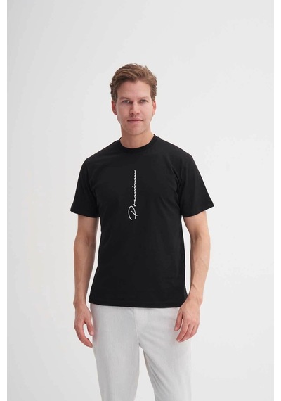 Cazador Regular Fit Siyah Erkek T-shirt 40910