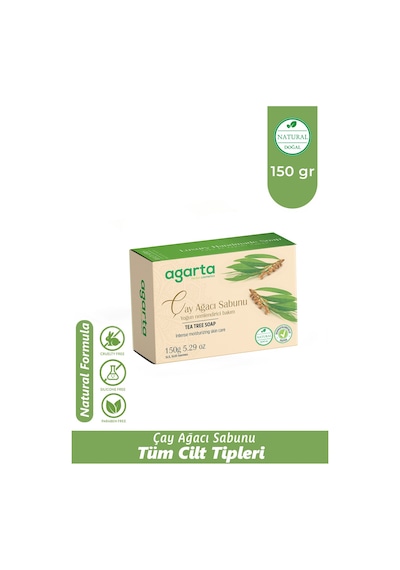 Agarta Doğal El Yapımı Çay Ağacı Sabunu 150 G