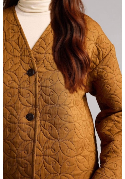 Defacto Regular Fıt V Yaka Blazer Ceket G7693ax26spbn584 Kahve-bn584