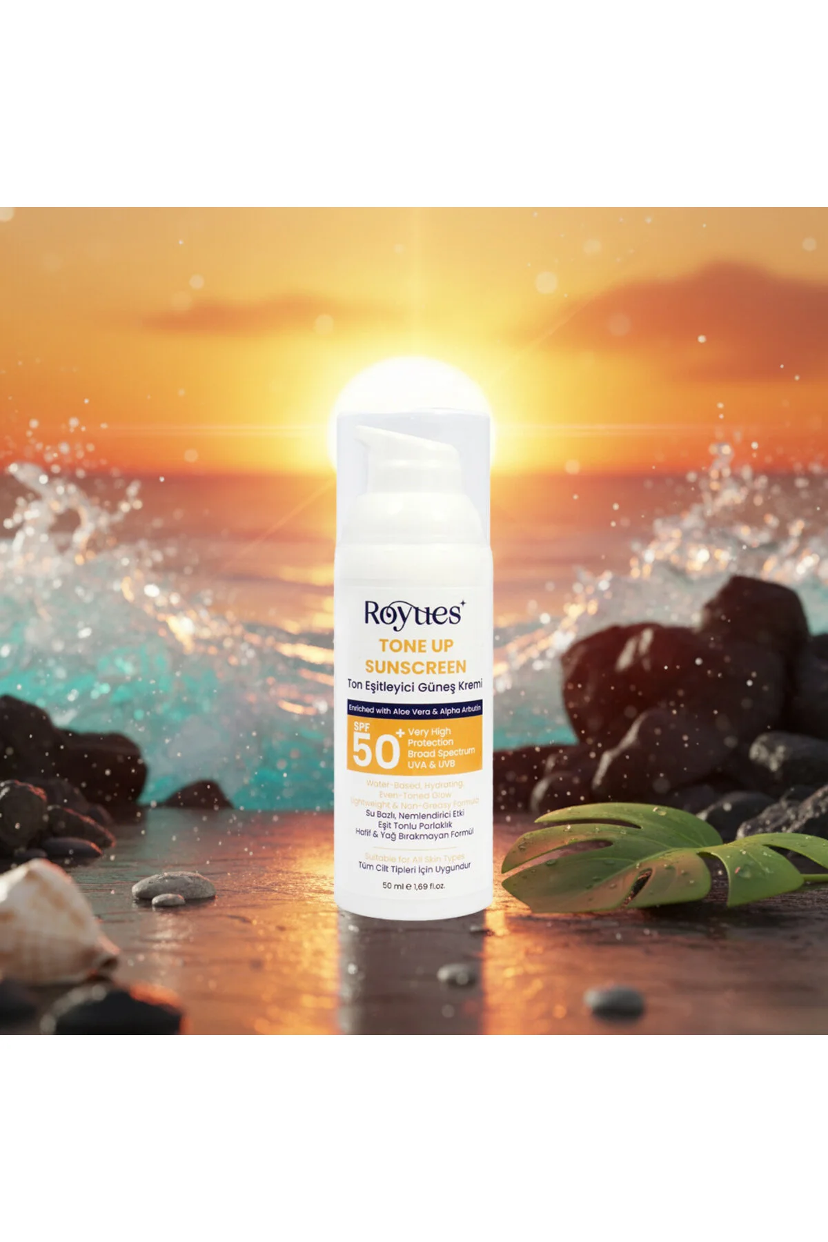 Ton Eşitleyici Güneş Kremi Spf50 Cilt Bariyeri Onarıcı,yenileyici ,nemlendirici, 50ml