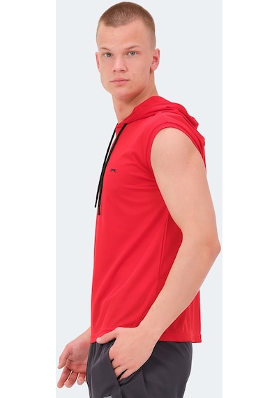 Slazenger RAG Erkek Kolsuz Kırmızı Tişört