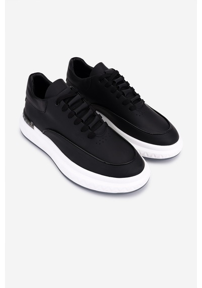 Valmenti Erkek Hakiki Deri Siyah Sneakers & Spor Ayakkabı 1093 3455 Erk Ayk Y26 Sıyah Mt