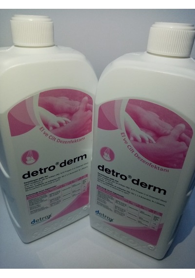 Detroderm %70 IPA El Dezenfektanı Pompalı 2 x 1 L