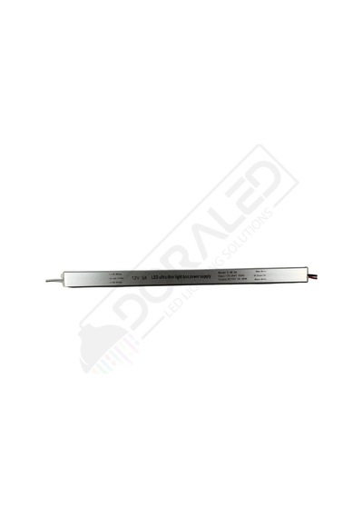 Ultra Slim İnce Parmak Led Adaptör 12 Volt 3 Amper 36 Watt 25x2x2cm