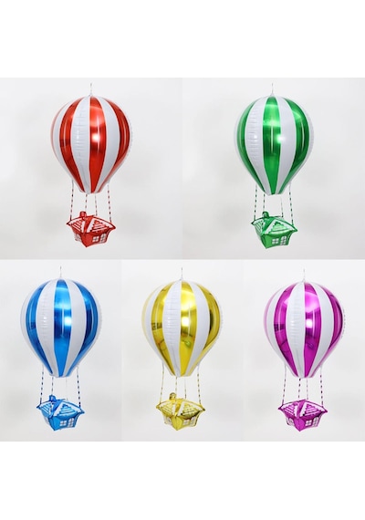 22 İnç Uçan Balon Temalı Yeşil Folyo Balon 88-28 Cm Yeşil