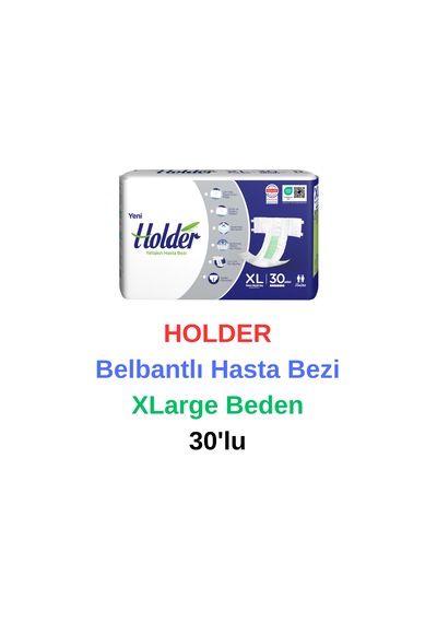 Holder - Belbantlı Hasta Bezi Xlarge Beden 30'lu XL