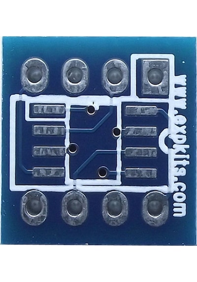5 Adet Soıc8 To Dıp8 Smd Çevirici Pcb Sop8 Elektronik Devre Kart