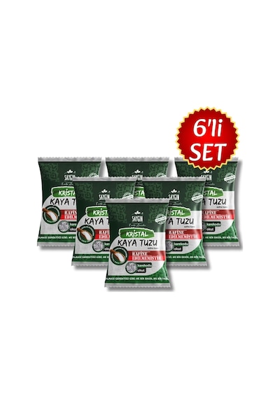 Saygın Kaya Tuzu Sofralık 6 x 500 G
